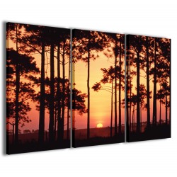 Quadro Poster Tela Sunset Through The Trees 120x90