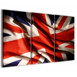 Quadro Poster Tela Bandiera Inglese 120x90 - 1