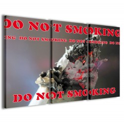 Quadro Poster Tela Do Not Smoking 120x90