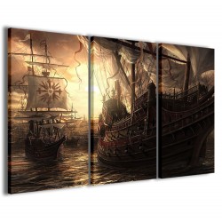 Quadro Poster Tela Galleon II 120x90 - 1