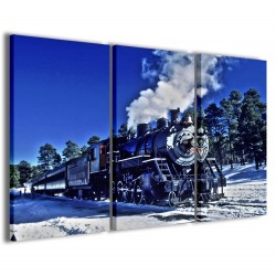 Quadro Poster Tela Locomotive 120x90 - 1