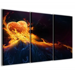 Quadro Poster Tela Love Fire 120x90 - 1