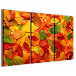 Quadro Poster Tela Multi Colored Leaves 120x90