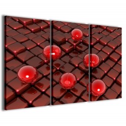 Quadro Poster Tela Red Ball Effect 120x90