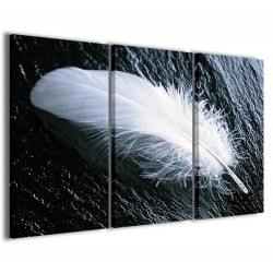 Quadro Poster Tela Solitary Feather 120x90