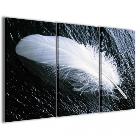 Quadro Poster Tela Solitary Feather 120x90 - 1