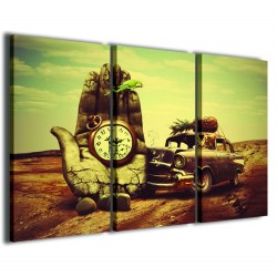 Quadro Poster Tela Surrealism Vintage Car 120x90