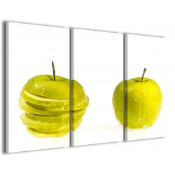 Quadro Poster Tela Apple Green II 120x90 - 1