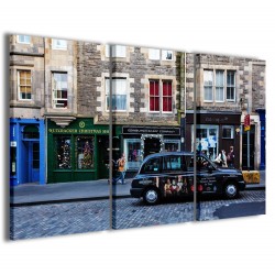 Quadro Poster Tela Foto Edinburgo Taxi II 120x90 - 1