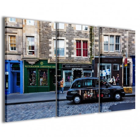 Quadro Poster Tela Foto Edinburgo Taxi II 120x90 - 1