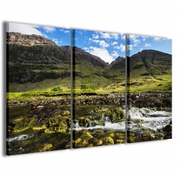 Quadro Poster Tela Glencoe Fiume 120x90