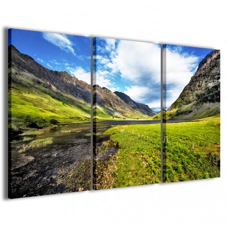 Quadro Poster Tela Highlands Scozzesi 120x90 - 1