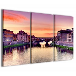 Quadro Poster Tela Foto Ponte Vecchio 120x90