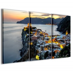 Quadro Poster Tela Foto Vernazza I Tramonto 120x90