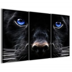 Quadro Poster Tela Black Panther 120x90