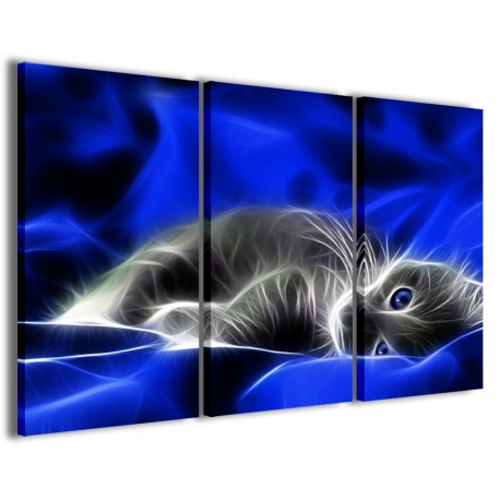 Quadro Poster Tela Cat V 120x90 - 1