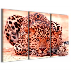 Quadro Poster Tela Leopard 120x90