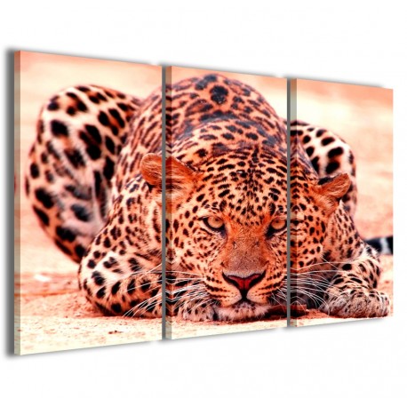 Quadro Poster Tela Leopard 120x90 - 1