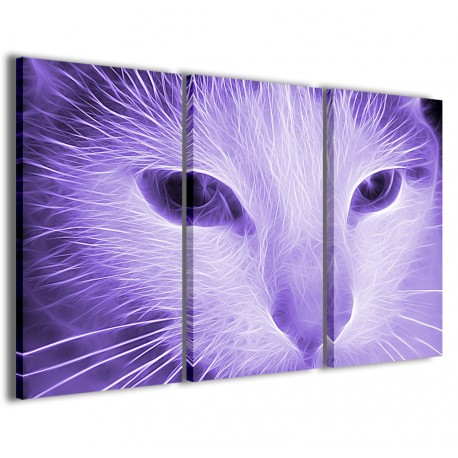 Quadro Poster Tela Surreal Cat 120x90 - 1