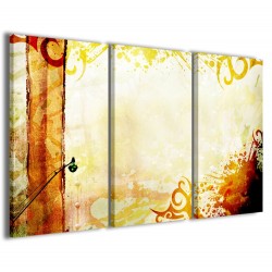 Quadro Poster Tela Abstract Grunge 120x90 - 1