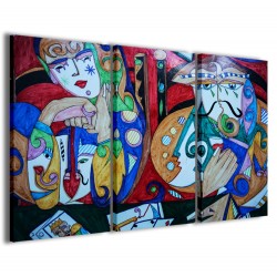 Quadro Poster Tela Abstract Image Color 120x90