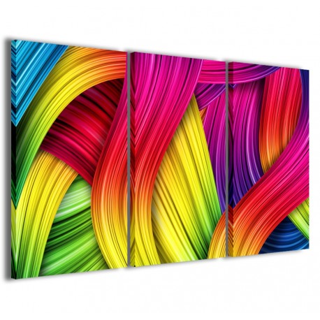 Quadro Poster Tela Abstract Colored II 120x90 - 1