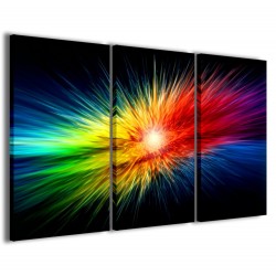 Quadro Poster Tela Explosion of Colors 120x90