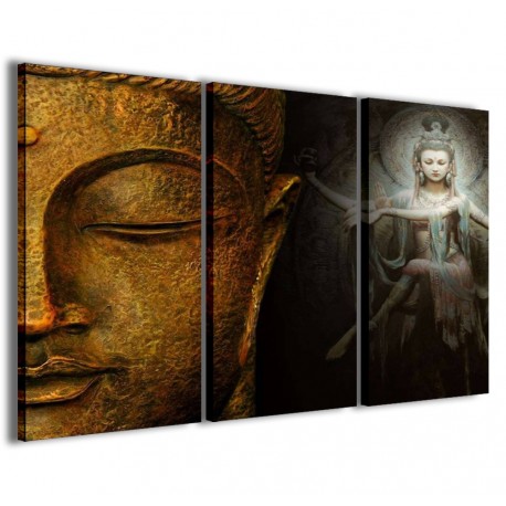 Quadro Poster Tela Buddha VII 120x90 - 1