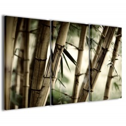 Quadro Poster Tela Oriental Bamboo 120x90