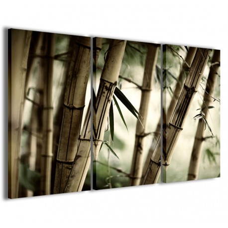 Quadro Poster Tela Oriental Bamboo 120x90 - 1