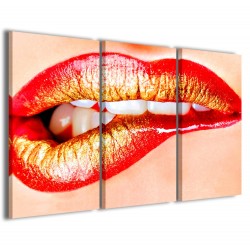 Quadro Poster Tela Sexy Lips 120x90