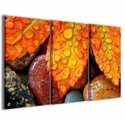 Quadro Poster Tela Foliage Rain 120x90