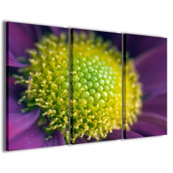 Quadro Poster Tela Green Macro Flower 120x90