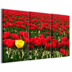 Quadro Poster Tela Singolar Tulips 120x90