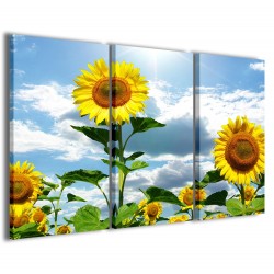 Quadro Poster Tela Sunflower VI 120x90