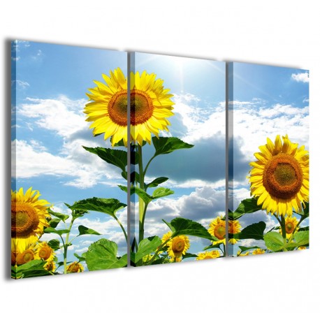 Quadro Poster Tela Sunflower VI 120x90 - 1