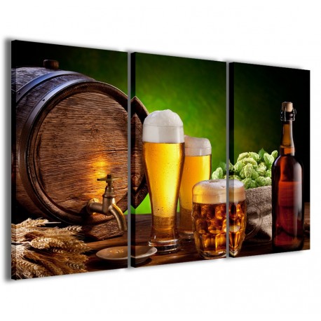 Quadro Poster Tela Beer Composition 120x90 - 1