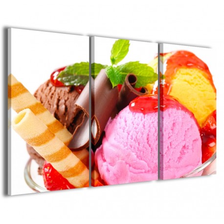 Quadro Poster Tela Ice cream IV 120x90 - 1