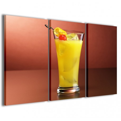 Quadro Poster Tela Lemon Drink 120x90 - 1