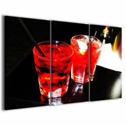 Quadro Poster Tela Red Alcool Drink 120x90