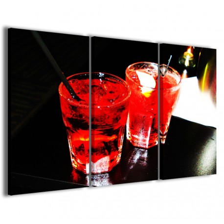 Quadro Poster Tela Red Alcool Drink 120x90 - 1