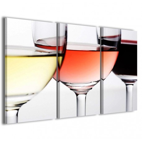 Quadro Poster Tela Tris Wine II 120x90 - 1