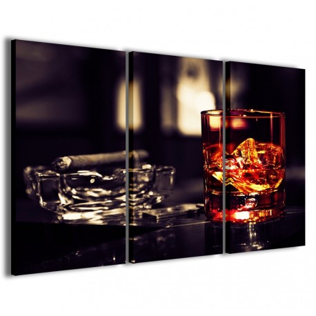 Quadro Poster Tela Whisky III 120x90 - 1