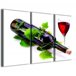 Quadro Poster Tela Wine I 120x90