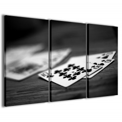 Quadro Poster Tela Poker Game 120x90