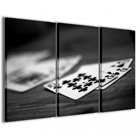 Quadro Poster Tela Poker Game 120x90 - 1