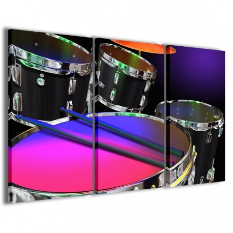 Quadro Poster Tela Drums 120x90 - 1