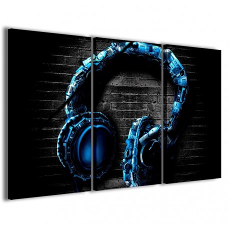 Quadro Poster Tela Silent Music 120x90 - 1