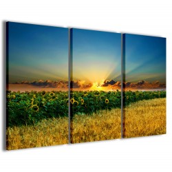 Quadro Poster Tela Beatiful Sunflower II 120x90 - 1