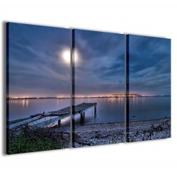 Quadro Poster Tela Bridge Lake 120x90